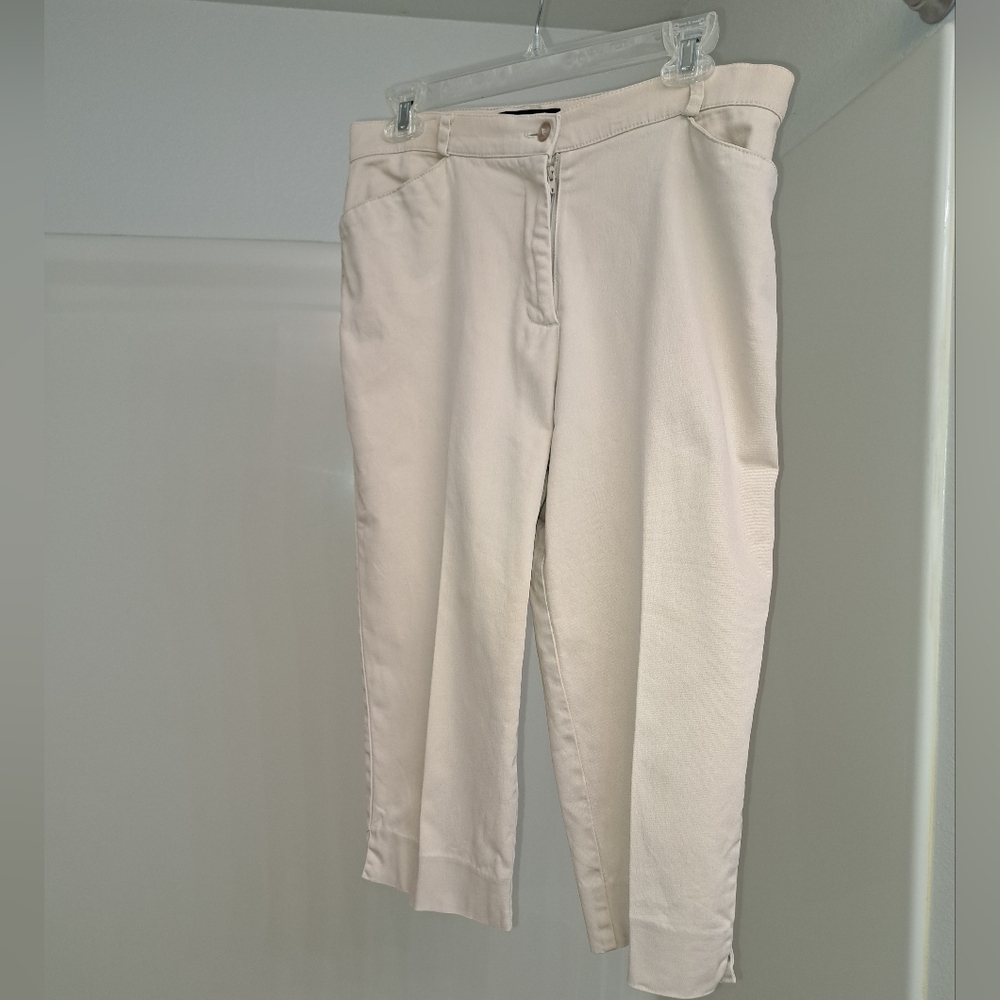Cream Capri Pants